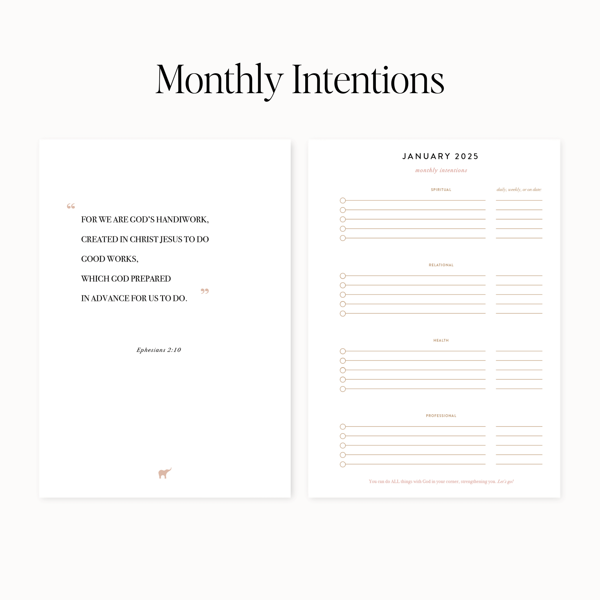 2025 Daily Intentional Planner® Insert Pack